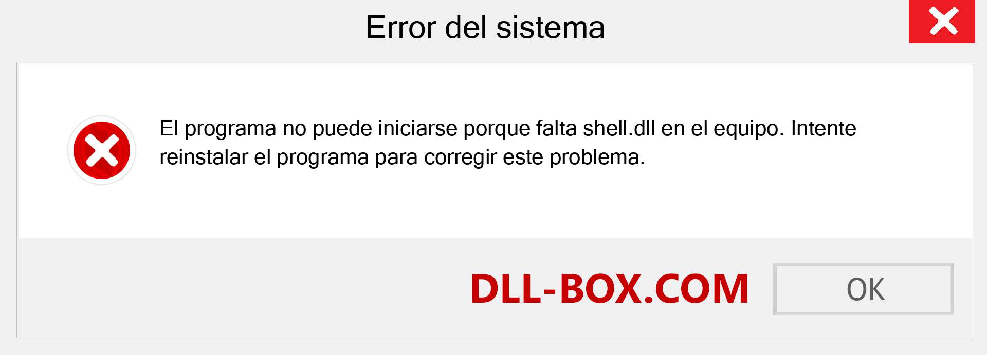 ¿Falta el archivo shell.dll ?. Descargar para Windows 7, 8, 10 - Corregir shell dll Missing Error en Windows, fotos, imágenes